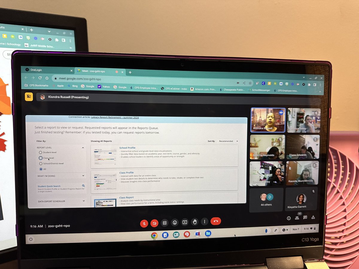 DCHHornets's tweet photo. Great job Hornets! You engaged in trainings in a way that made learning fun! Thank you Ms Russell for MAP info; thank you media center team for an ESCAPE & MTSS for an informative training! #purple๐ #thrivinandhivin #ourstaffrocks #engagedCPS https://t.co/MyXV2TPJXD