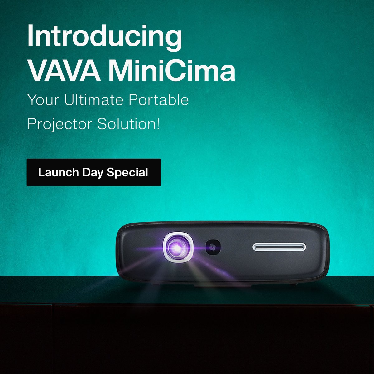 letsvava's tweet photo. 😎Meet your next portable projector, VAVA MiniCima:https://t.co/8xuuQsgITc
Enjoy $50 off with Launch Day Special. One week only, order yours today.
.
.
.
#VAVA #LetsVAVA #MiniCima
#NewLaunch #Portable #Projector https://t.co/4kzcxdaRSc