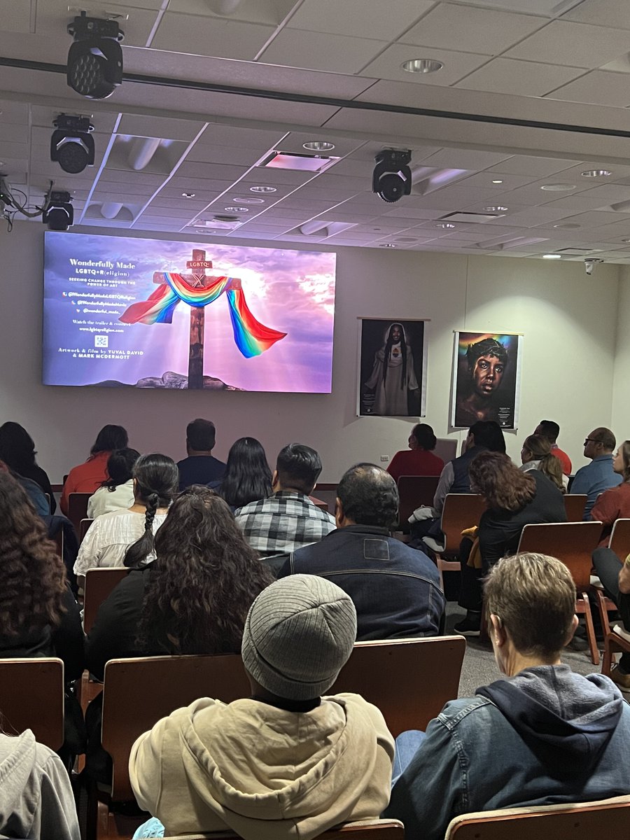 Wonderful_Made_'s tweet photo. Thank you to the team at Catholic Theological Union for a fabulous screening of our film, “Wonderfully Made,” on the south side of Chicago. It was such a great honor to be welcomed to such a storied Catholic institution.
@ChicagoCTU 
A very special thank you to Steven Millies. https://t.co/Y3ptzur7ko