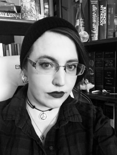 Today's Featured Poet:

E.B. Schnepp is a poet currently residing in Chicago. Their first collection of poetry, Spoon for a Sparrow, a Wolf, a Girl is forthcoming with Gasher Press in Spring 2025.