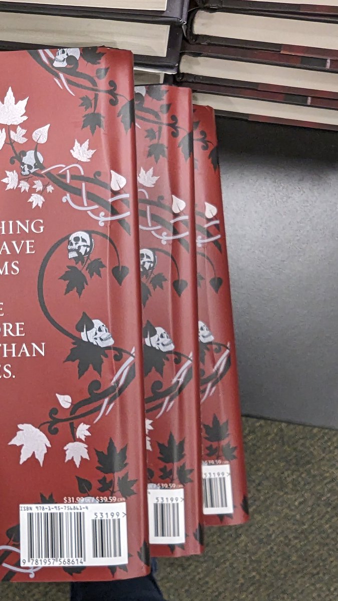 ChristopherLehm's tweet photo. @BN_care the B&amp;N Exclusive Editions of A fire in the Flesh by @JLArmentrout are all garbage. I received one in the mail and it was trashed. Took it to the store and the in-store copies were trash. Received another by mail &amp; it is trash. Why are these being sold in this condition? https://t.co/d1lgZZEff3