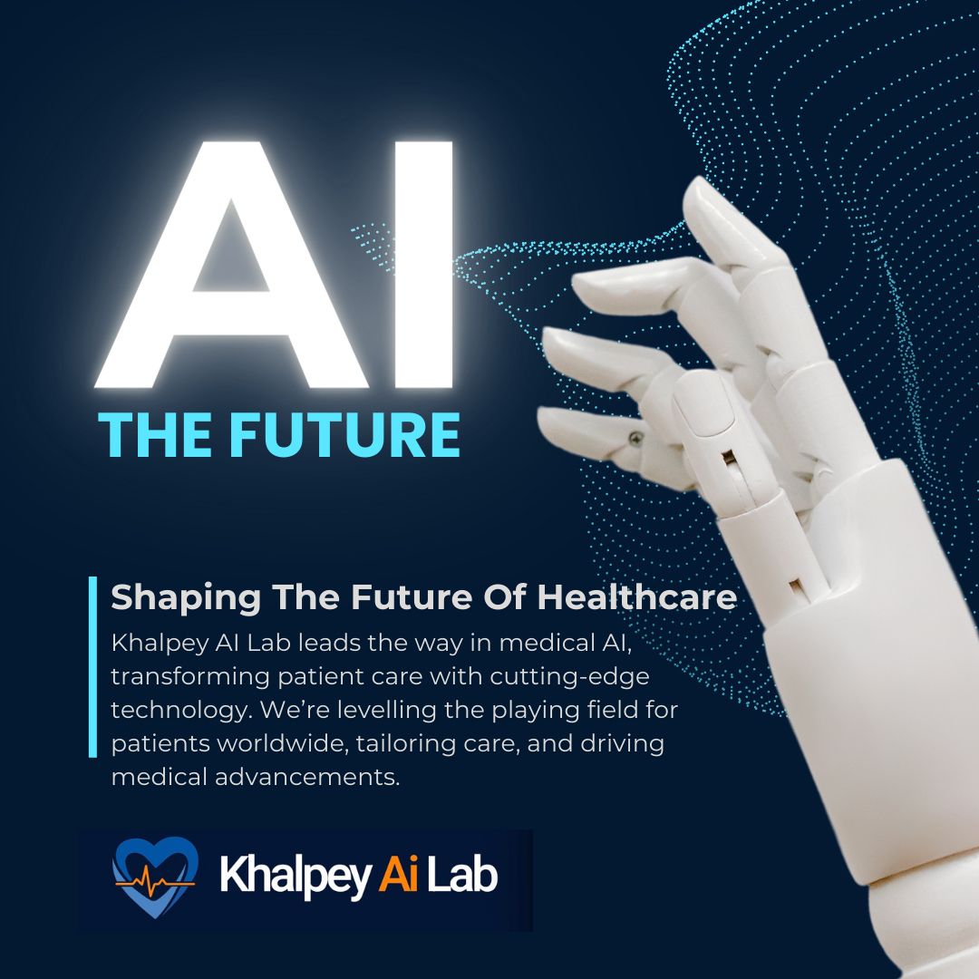 KhalpeyLab's tweet photo. We're stepping into a new era of healthcare, where AI takes the lead. Stay tuned as we kick off a series of posts showcasing the incredible potential of artificial intelligence in medicine. 🏥🤖 #AIinHealthcare #MedicalInnovation https://t.co/Pj4UMKVXzy