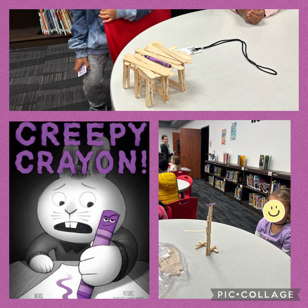 Build a tower to hold the Creepy Crayon! Fun using the engineering design process.