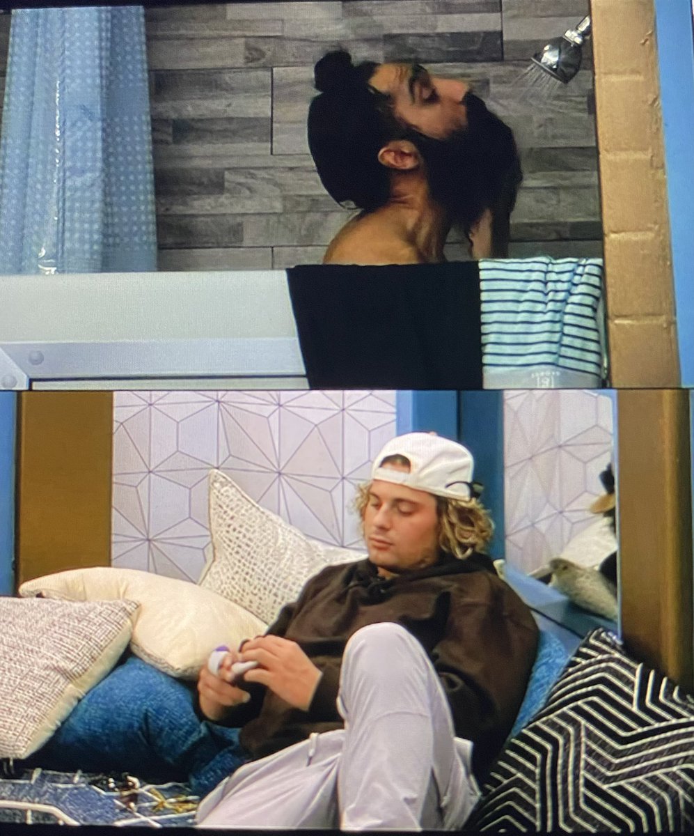 They must really miss Felicia’s cooking because she stays in their mouth. Matt’s in particular. #bb25 #BigBrother25
