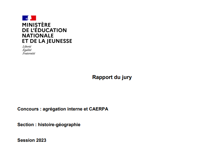 histgeo_edu_num's tweet photo. [#Concours]
🖊️Publication des rapports du jury des concours en histoire-géographie
#CAPES 
#CAPLP 
#agrégation 
#CAERPA

👉https://t.co/5XtixFaMyH https://t.co/PZZh1HZbjE