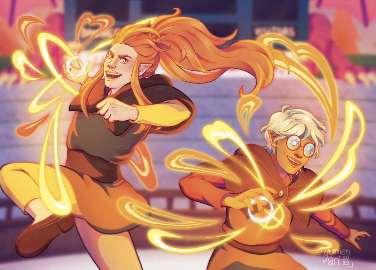 𝐎𝐮𝐫 𝐃𝐮𝐞𝐭 (1/2) 🦉🎻❤️

One of my pieces for <a href="/Raedafanzine/">Our Duet: A TOH Raeda Fanzine</a> !! #raeda #TheOwlHouse #toh