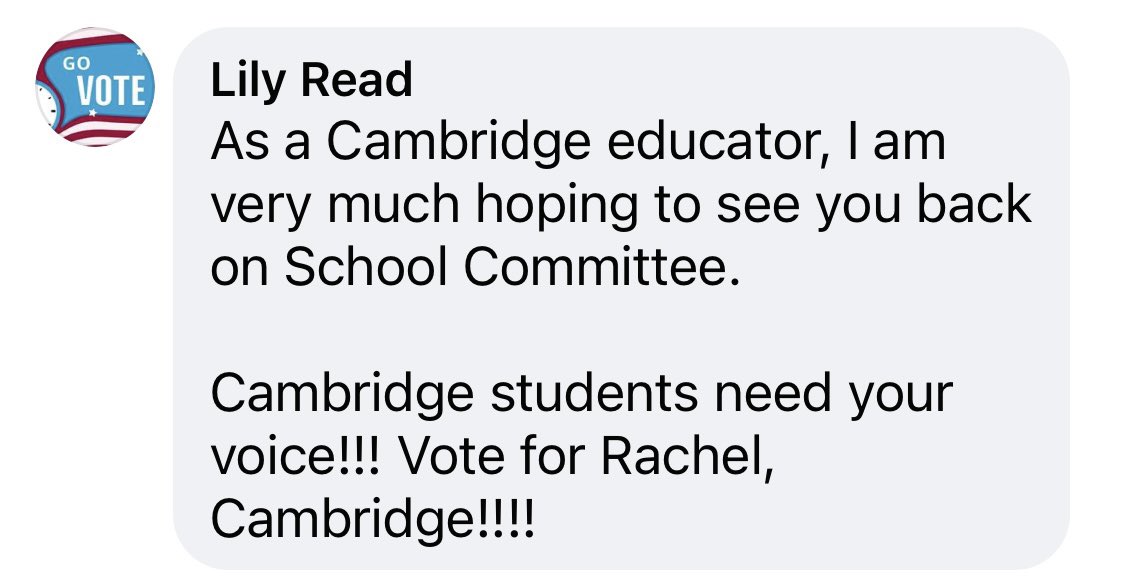 @RachelforCambridge tweet media