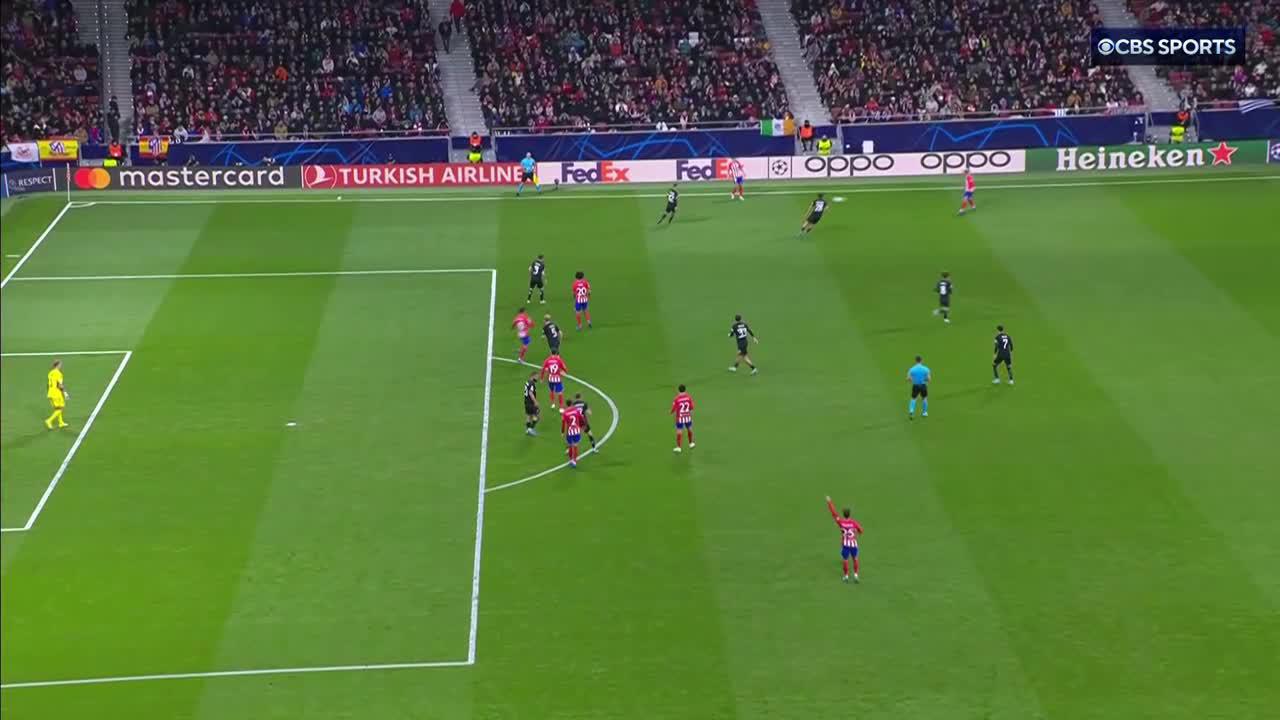 Antoine Griezmann ➡️ José María Giménez ➡️ Álvaro Morata.A well-worked goal from Atlético Madrid. 🔥