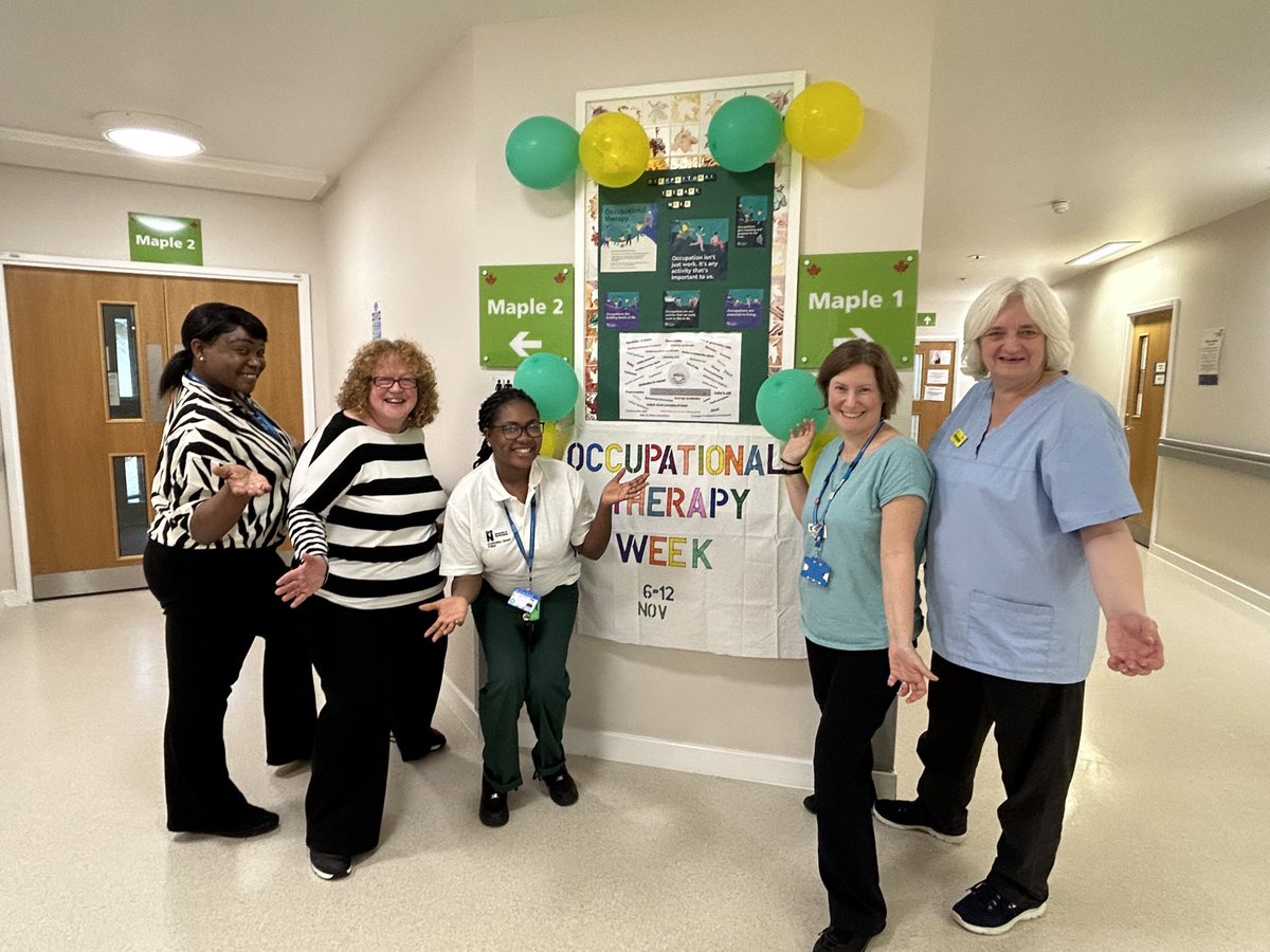 Staff from the maples ward at the Cavell Centre, celebrating Occupational Therapy week . <a href="/CPFT_NHS/">CPFT</a> <a href="/annanhills/">Anna Hills</a>