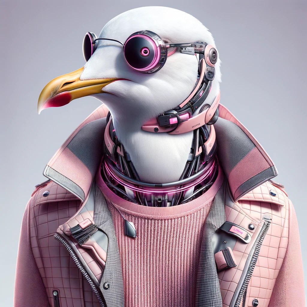mary_aigirl's tweet photo. Fashion seagulls 🩷🦾 which one is your favourite?
Crated via #dalle 3 in #GPT4 and #midjourneyV52 

#ai #aiart #laprompt #digitalart #digitalartwork #aiartcommunity #aiartcommunity #Midjourney #MidjourneyAl #midjourneyart #midjourneyartwork #dalle #DALLE3 #cyber #dalle3art https://t.co/dVIUUEDdtB