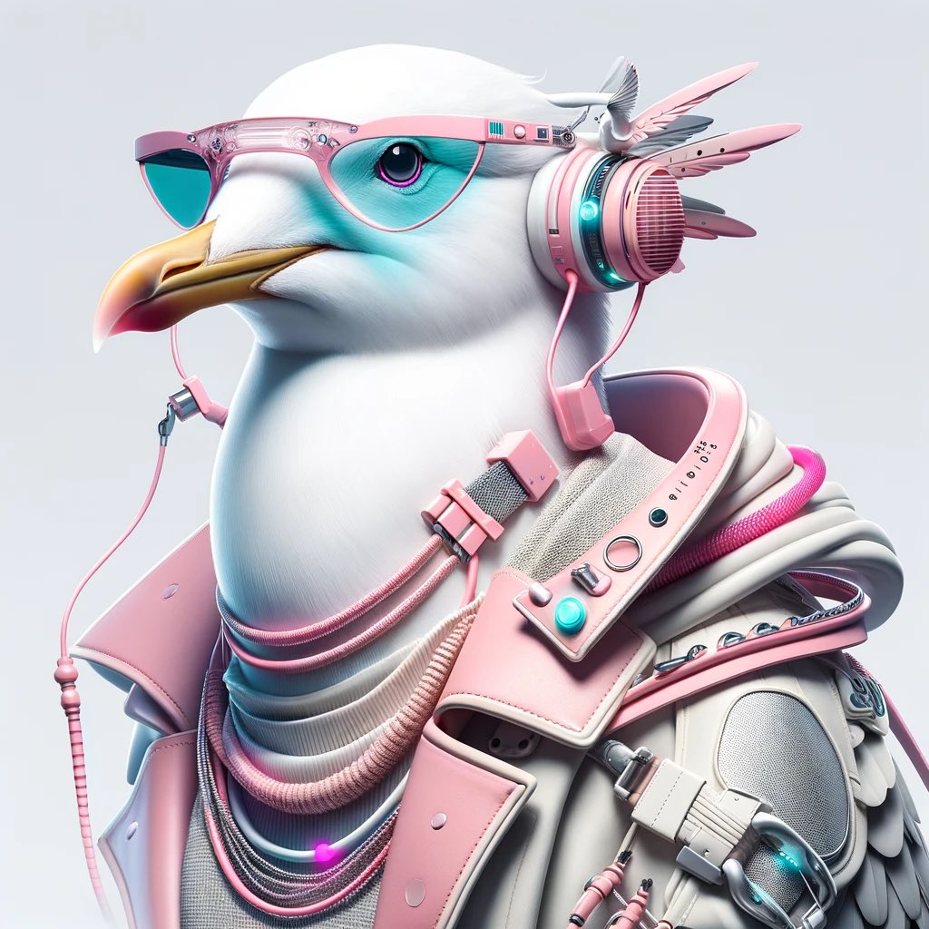 mary_aigirl's tweet photo. Fashion seagulls 🩷🦾 which one is your favourite?
Crated via #dalle 3 in #GPT4 and #midjourneyV52 

#ai #aiart #laprompt #digitalart #digitalartwork #aiartcommunity #aiartcommunity #Midjourney #MidjourneyAl #midjourneyart #midjourneyartwork #dalle #DALLE3 #cyber #dalle3art https://t.co/dVIUUEDdtB