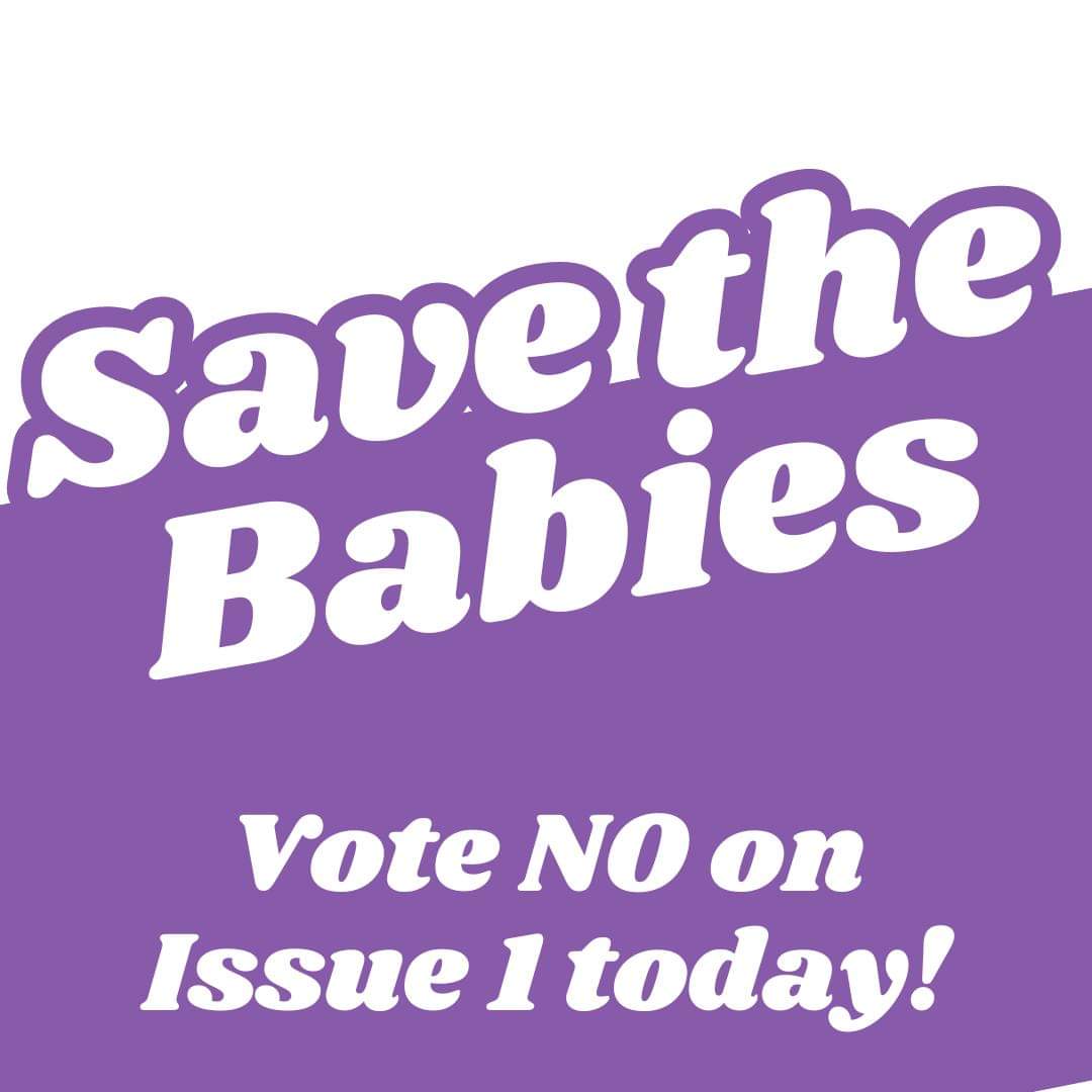 GET TO THE POLLS! #VoteNOonIssue1