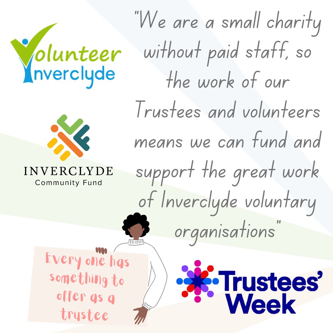 .@InverclydeFund support local organisations with grant funding and they can only do their incredible work because of the commitment of their Board. We caught up with @KWimbles, Chair of the Board, who wants to thank the team. Read more: inverclydelife.com/community-spot… #TrusteesWeek