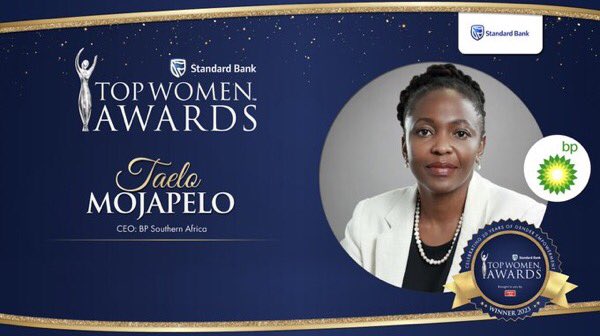 This is literally the toughest category! 
The winners deserve all the recognition & congratulations to the highly commended Parmi Natesan

and to TAELO MOJAPELO, the Top Women Business Leader of the Year @bp_SouthAfrica 

Congrats to all finalists!!
#SBTopWomenAwards #SBTopWomen