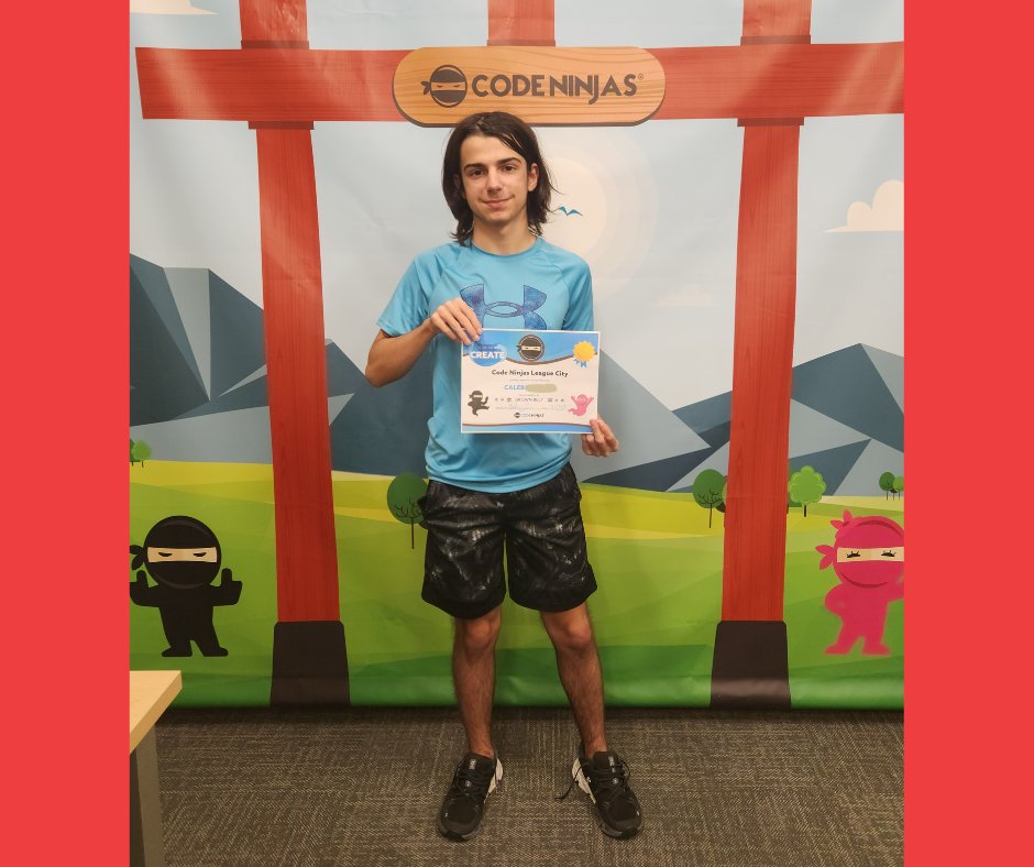 CodeNinjas4's tweet image. WE HAVE ANOTHER BELT UPPP!! At Code Ninjas Ninja Caleb has completed BROWN BELT and is now a RED BELT! So close to the finish line! Ninja Caleb has shown patience and determination throughout the belts he has completed. We look forward to more incredible work from him!