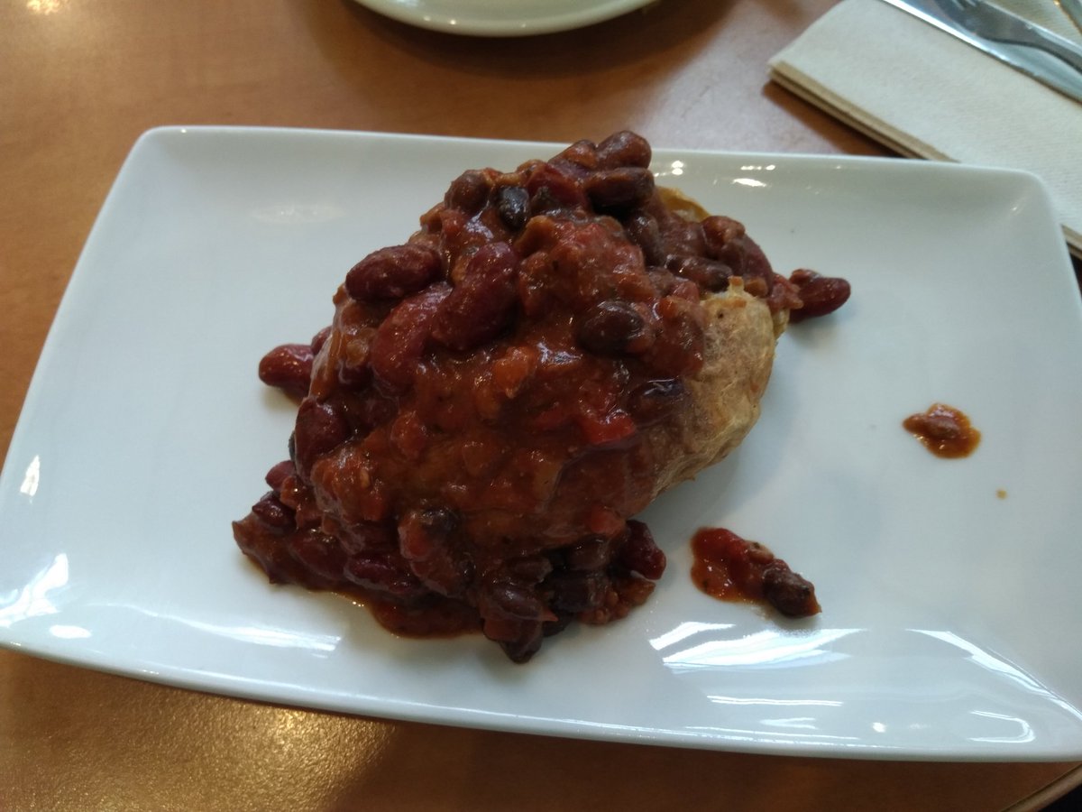 This slop was £5.25 from the most miserable Pausa cafe in the bleakest <a href="/DunelmUK/">Dunelm</a> today, a store that needs staff training and a jolly good tidy up.