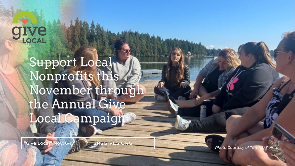 tcfsps's tweet image. Thank you @ThurstonTalk, @OlySymphony, Puget Sound Estuarium, and Turning Pointe for helping promote #GiveLocal2023. Give to local nonprofits on spsgives.org from Nov. 6-17 as together we give, and together we make our communities stronger! 🧡 ow.ly/NTeK50Q4LQA