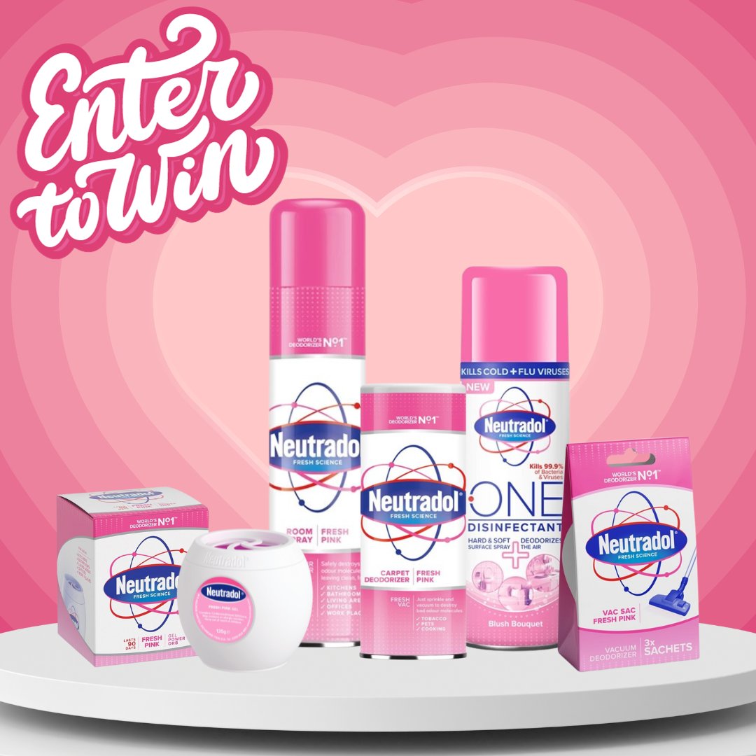 Win a bundle of Neutradol Fresh Pink products! Like and Share this post Tag your friends in the comments Follow us and @neutradolfresh To enter, click here: winningmomentsuk.com/giveaway/win-p… #win #neutradol #Giveaway
