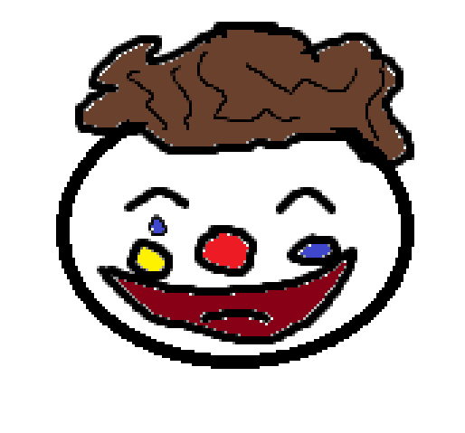 racistbuu's tweet photo. drew a clown persona https://t.co/oeaU8Kh4Yn
