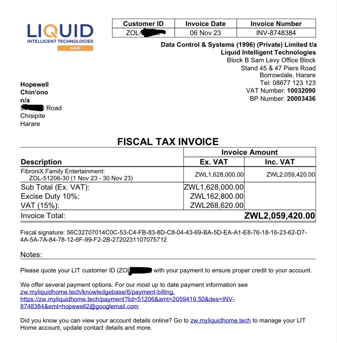 Whilst Zimbabweans are busy looking and talking about politics of bickering and captured State institutions, home internet is now Z$2,059,429. That is a whooping US$358 a month to have internet at home. On that note I have decided to go to England for the rest of the year where…