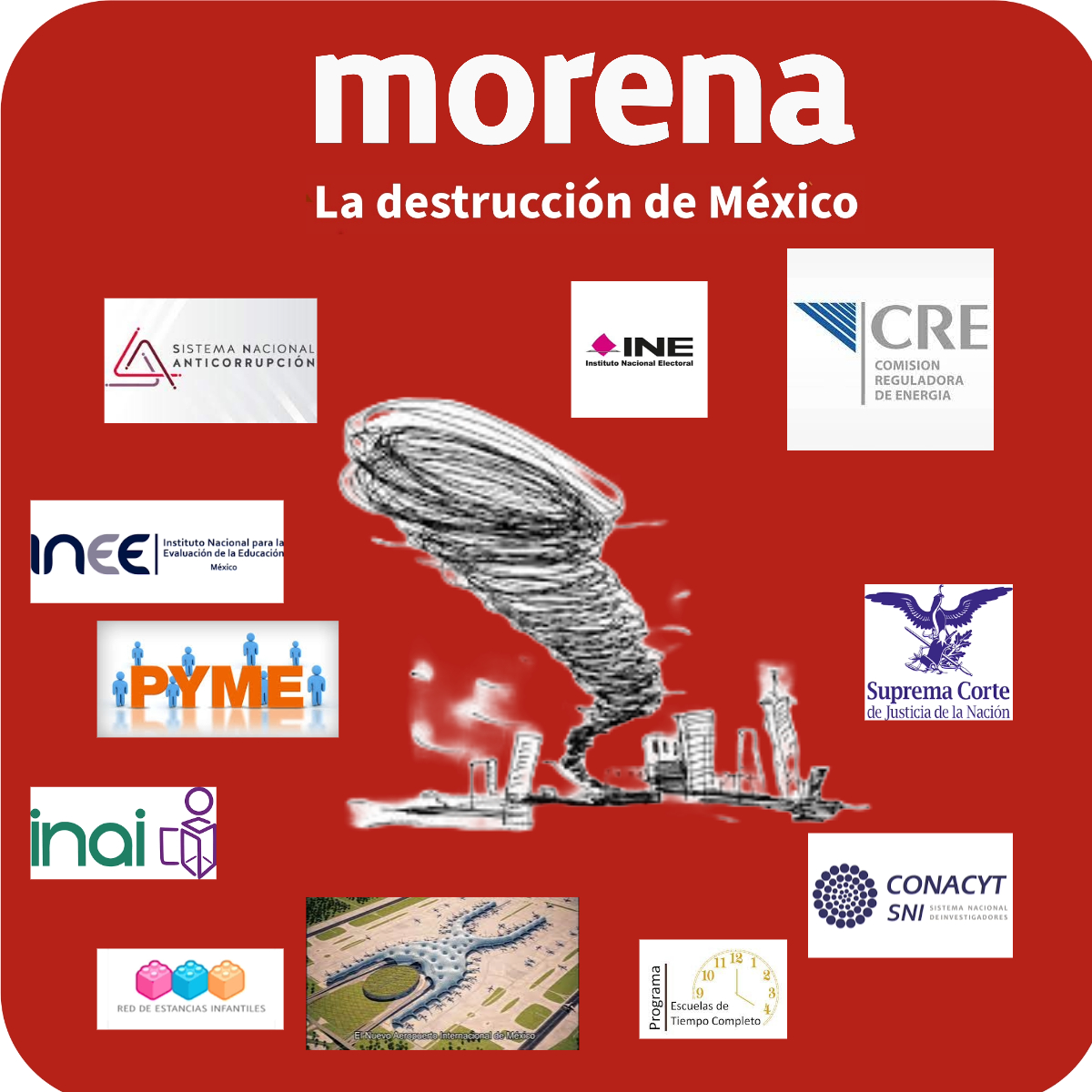rossanafiorella's tweet photo. #morenOTIS, la destrucción de México. 

El @PartidoMorenaMx ha acabado con México como #Otis acabó con #Acapulco. 

#NiUnVotoAMorena2024 https://t.co/JqTiq2oN8N