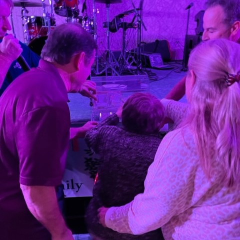 SertomaStar's tweet photo. It was great night at the Action Sertoma Fall Fest where Sertoma Star Services board member Kara Zilis and her sister Karen thanked the crowd for their continued support and shared their story. Karen even pulled a winning ticket!

#ChallengingLimitsChangingLives #ActionSertoma https://t.co/VfxXHBEiVN