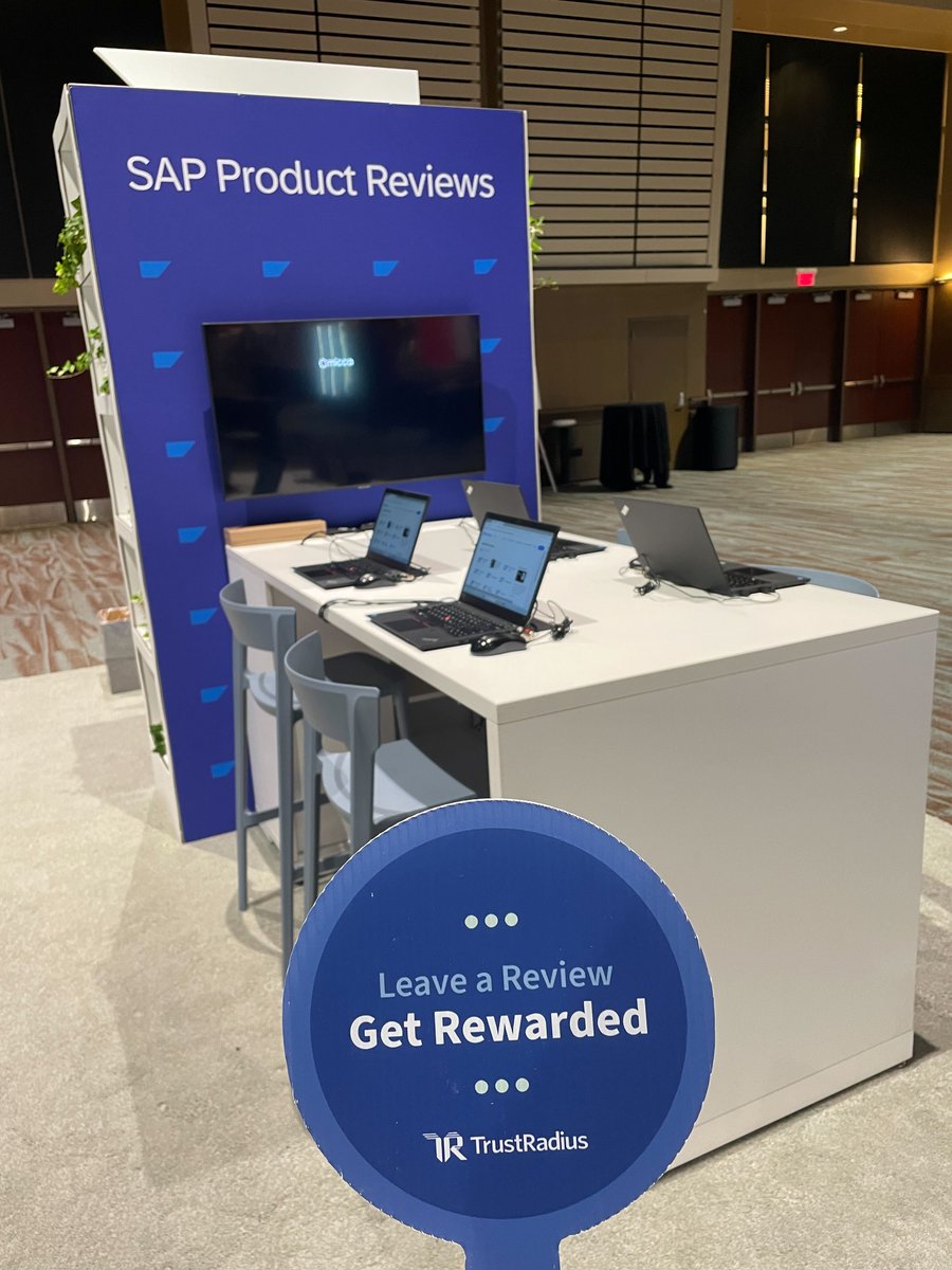 trustradius's tweet image. Did you have a great time at #ASUGTechConnect? We did! There is still time to write an @SAP review and receive a $25 gift card to pick your own swag!

#ASUGTechConnect @SAP 

Review: go.trustradius.com/sap-asug-tc23-…

Offer expires: 11/10