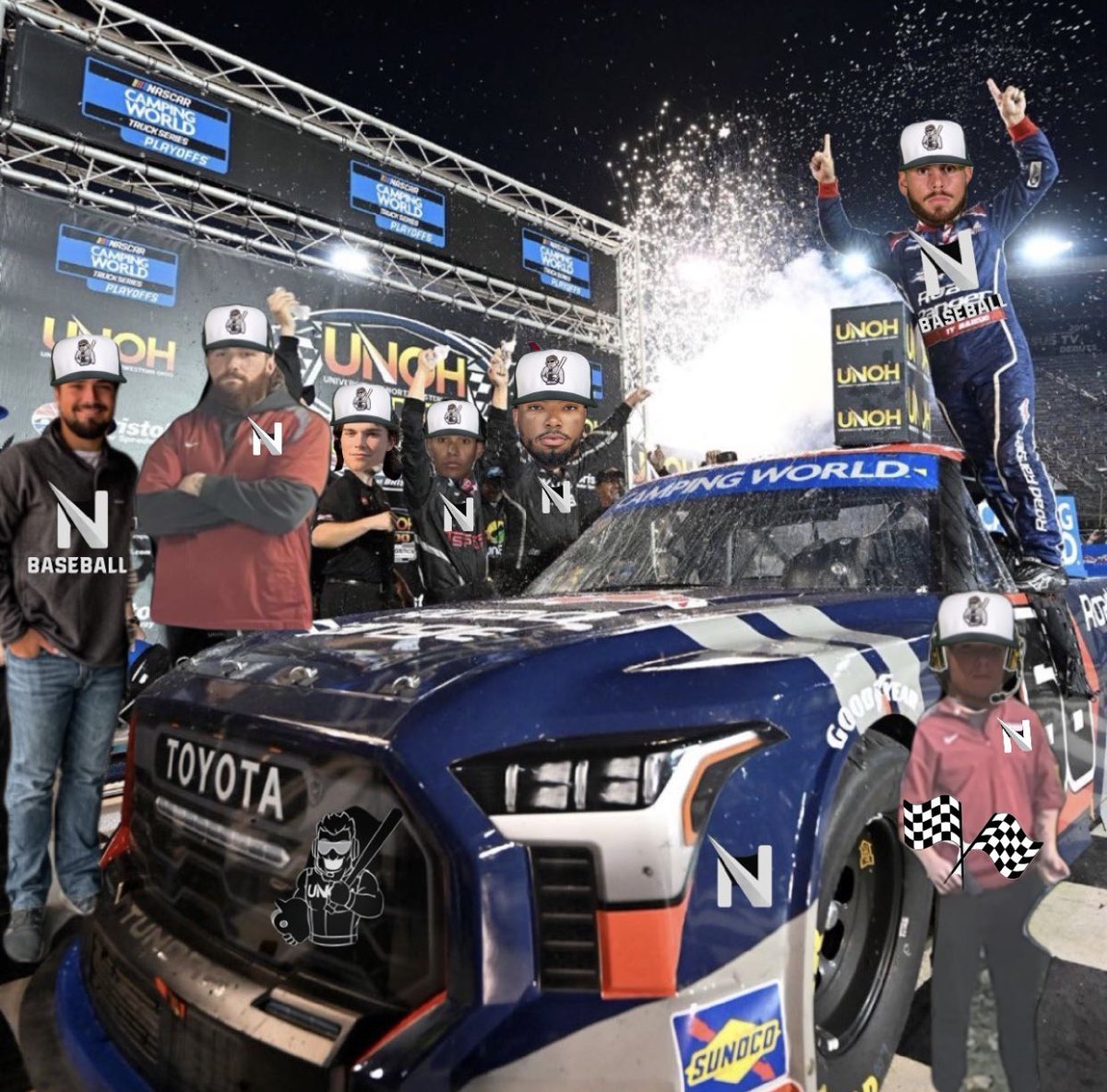 LincolnHackim's tweet photo. Project assignment : “Pretend you’re AI and generate how your life may look in 10 years” 
Me : “I live life in the fast lane, while many others fear crashing and burning. My drive (pun intended) to be the first to cross the finish line and celebrate with my crew is above all.” https://t.co/DfFrkDCTyN