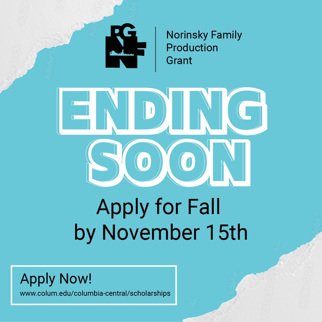 📣REMINDER :📣

The deadline to apply for the Norinsky Family Grant is fast-approaching! Developing a project for class or own your own that utilizes media and tech in an innovative way? This grant could help fund your work!

Submit a 1-2pp. proposal by Nov 15. 🎉💰