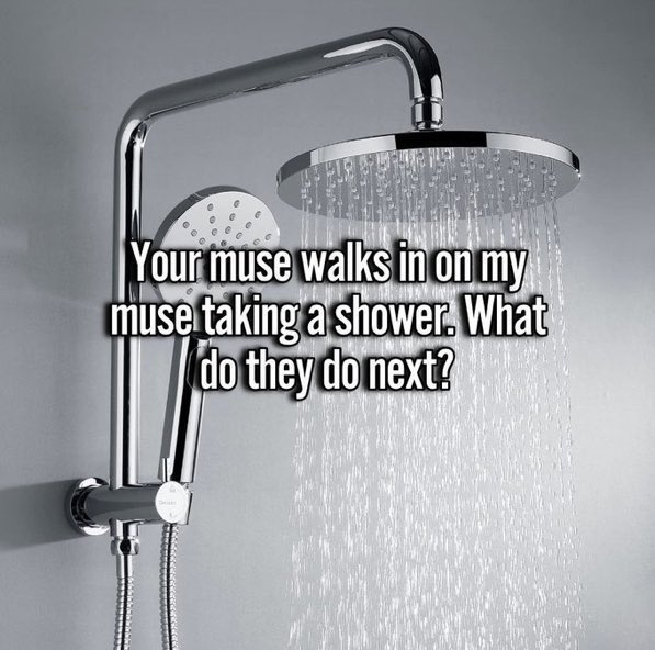 Underedbeanie's tweet image. ️

️”H-Hey! What do you think that you’re doing in here!?”

️

️『Paul jumped, covering his body with the bathroom curtains. It seems like that Paul was pissed off at the reader.』

️

️【#OpenRP #OCRP #MVRP #LewdRP】

️ ️