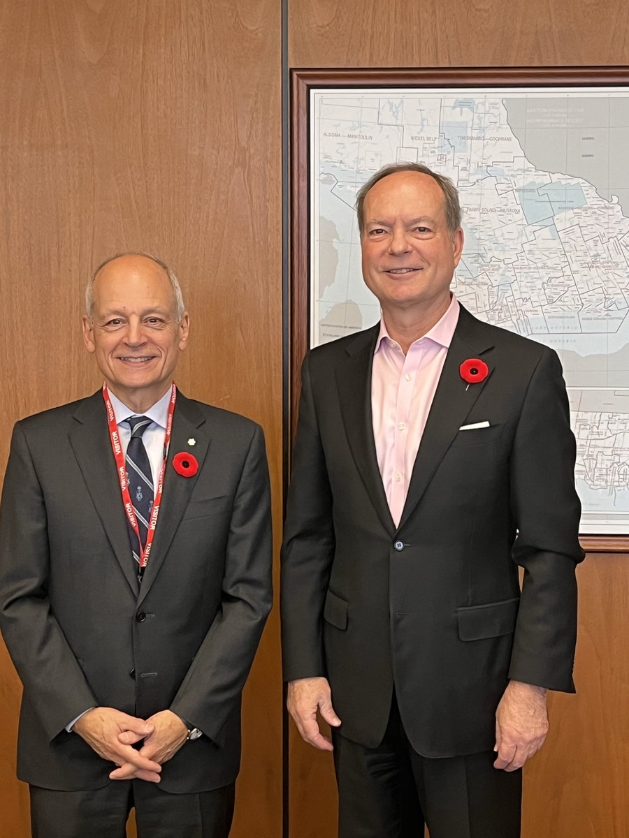 Great speaking with Meric Gertler, President of @UofT this morning. Our government will continue to provide students with the skills and education they need today, to prepare them for the jobs of tomorrow.