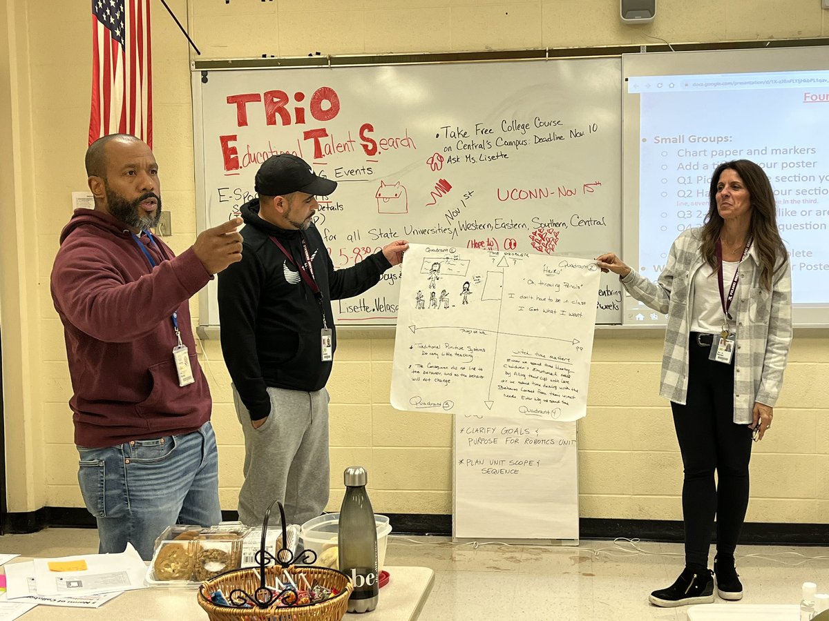 KeiraSoler's tweet photo. Middle and High School  Deans unpacking Hacking School Discipline: Hack 3 Repair the Harm. Great time learning together on #ElectionDay2023 #ProfessionalDevelopment @MrRichT1P @CSDNBCT https://t.co/eQeAk25PyA