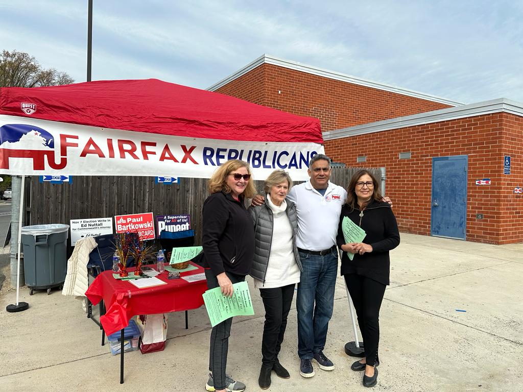 We have volunteers covering every precinct in #Dranesville. Thank you to our hard working team. #ElectionDay2023