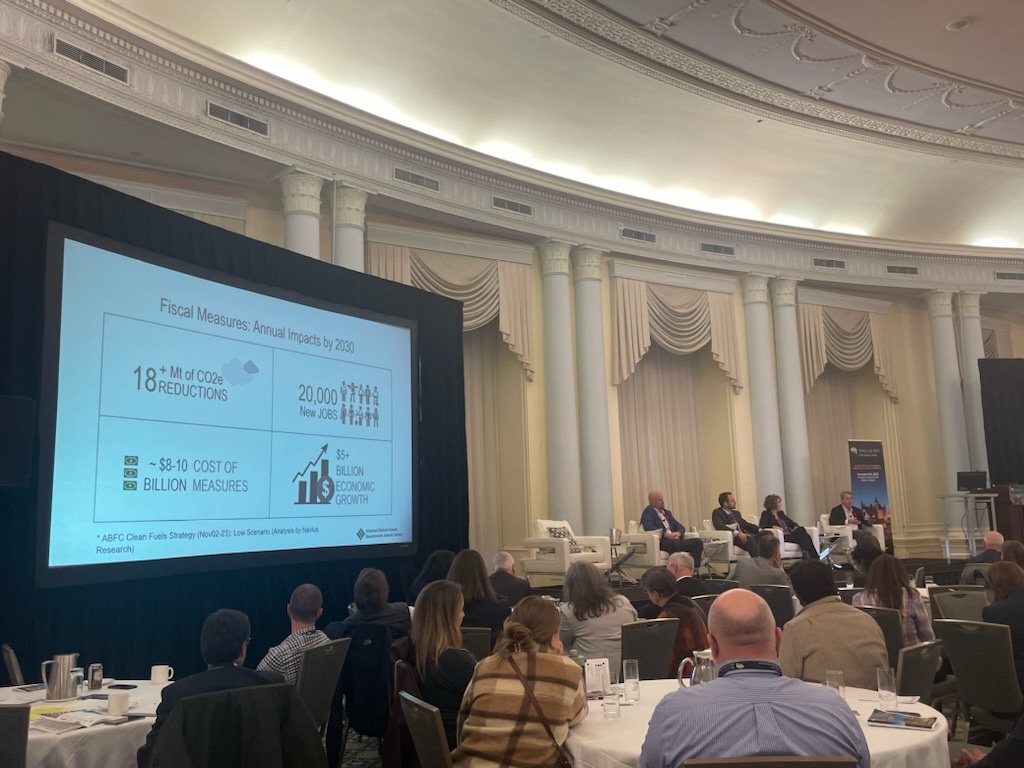 Advanced Biofuels Canada (@advbiofuelscan) on Twitter photo #HappeningNow ABFC's Doug Hooper shares groundbreaking insights and discusses the future of Net Zero & Non-ZEV Transport in Canada with industry experts <a href="/BobLarocque/">Bob Larocque</a>, <a href="/CleanFuelsAA/">Clean Fuels Alliance America</a>, Michael Wolinetz, <a href="/NaviusResearch/">Navius Research</a>, and @tammyklein, Transport Energy Strategies at #ScalingUpBio. #HappeningNow ABFC's Doug Hooper shares groundbreaking insights and discusses the future of Net Zero & Non-ZEV Transport in Canada with industry experts <a href="/BobLarocque/">Bob Larocque</a>, <a href="/CleanFuelsAA/">Clean Fuels Alliance America</a>, Michael Wolinetz, <a href="/NaviusResearch/">Navius Research</a>, and @tammyklein, Transport Energy Strategies at #ScalingUpBio.