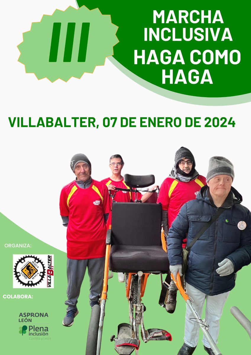 aytosanandres's tweet photo. 🚴‍♂️ ¡Ruta BTT Villabalter HAGA COMO HAGA y Ruta Inclusiva HCH! El 7 de enero 2024. Un recorrido espectacular paisajes @aytosanandres y municipios próximos. Inscríbete del 09/11-10/12 y sé parte de esta aventura. 🏞️🚵‍♀️ #Ciclismo #Deporte #Inclusión
+ lnfo 👇
https://t.co/jZrG3j2xsH https://t.co/cgKu9gnBIh