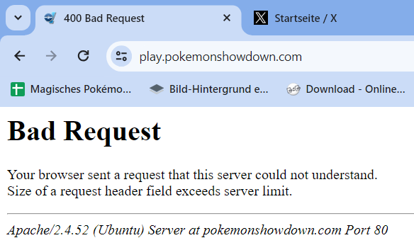 BatziBatzman's tweet photo. @PokemonShowdown I use google chrome and a friend of mine uses Firefox and we both can't connect to SD since the latest update, the replays are also bugged, as you can see. Any chance this can be fixed? https://t.co/k3nMjyBdVu
