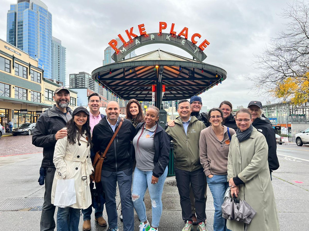 The UMSOM’s Medical Education Team enjoys a moment together at the recent national conference of the Association of American Medical Colleges held in Seattle.