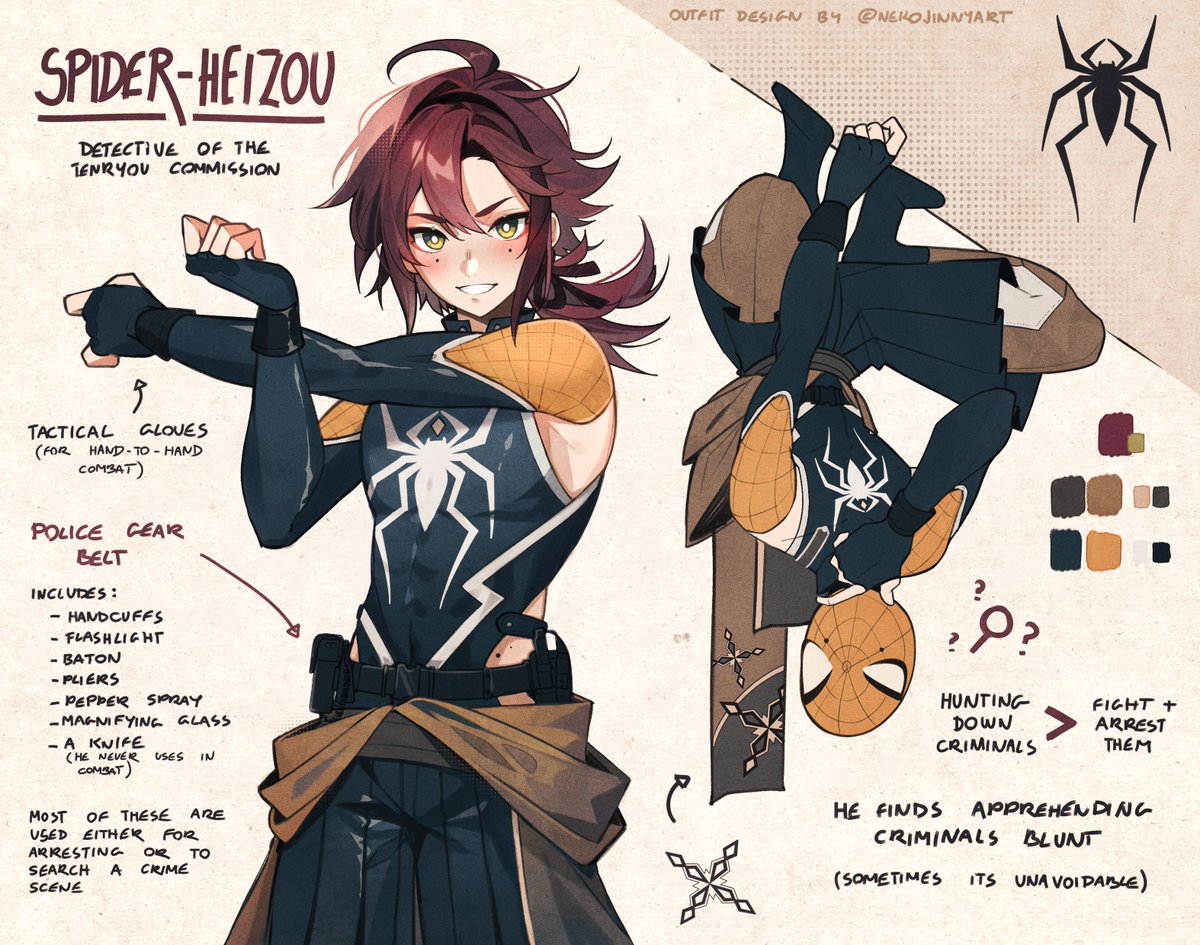 NekoJinnyArt's tweet photo. “Artists, show me your most popular piece”

i think its the friendly neighborhood spiderzou https://t.co/MWdX7NLabw