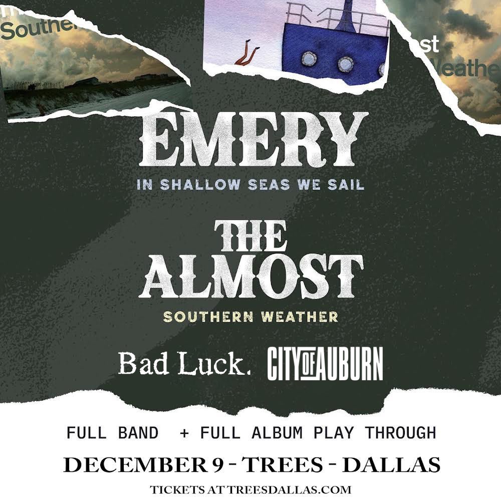 🔥 SHOW ANNOUNCEMENT 🔥

We are beyond words to announce we will be playing alongside <a href="/OfficialEmery/">Emery</a>, <a href="/TheAlmost/">The Almost</a> and <a href="/badlucknyc/">Bad Luck.</a> on December 9th at <a href="/treesdallas/">TREES</a>. 

Tickets are available now for $25. Our supply is limited. DM us or reply below to reserve yours today. 

😘