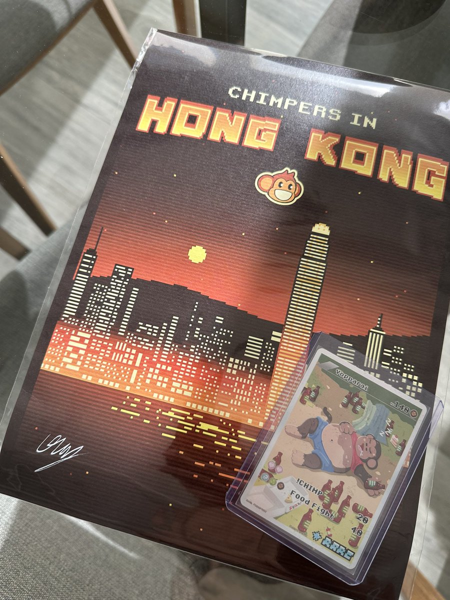 Chimpers goodies from HK. 😍