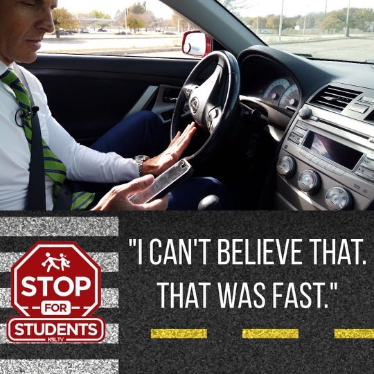 Watch me drive (in a controlled environment) distracted! #KSLTV <a href="/10/">PR</a>