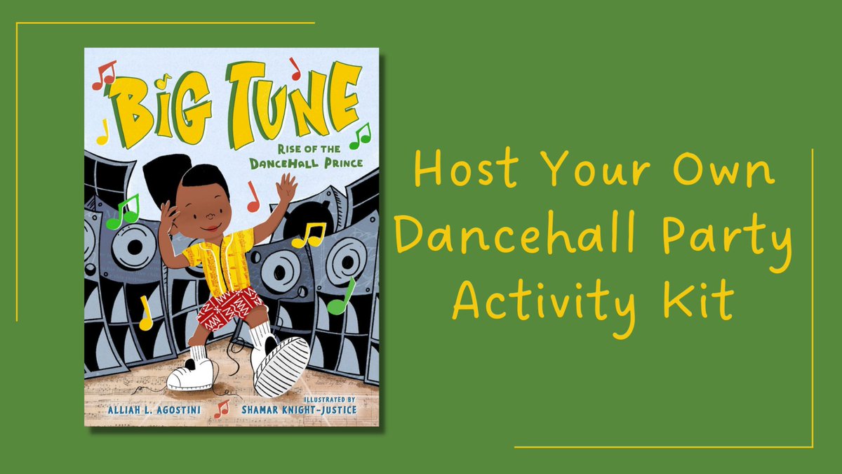 Activity kit alert! Download the free guide for BIG TUNE, <a href="/alliago/">Alliah L. BIG TUNE OUT NOW! Agostini</a> &amp; <a href="/sknightjustice/">Shamar</a>'s story of Black boy joy set within a vibrant Caribbean American neighborhood 🎶 bit.ly/3LUHibR