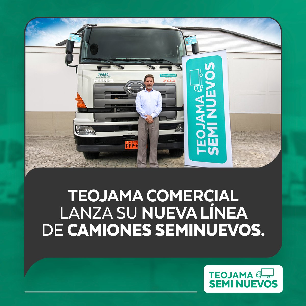 La confianza de Hino ahora en vehículos seminuevos. 🚛🙌🏻 Descubre nuestra división #SemiNuevos, tu mejor opción para vender y comprar camiones usados con la calidad y garantía de Hino Motors. 🧑🏻‍🔧💚

Lee la nota completa ➡️ bit.ly/3QqhYuR

#TeojamaComercial #Camiones