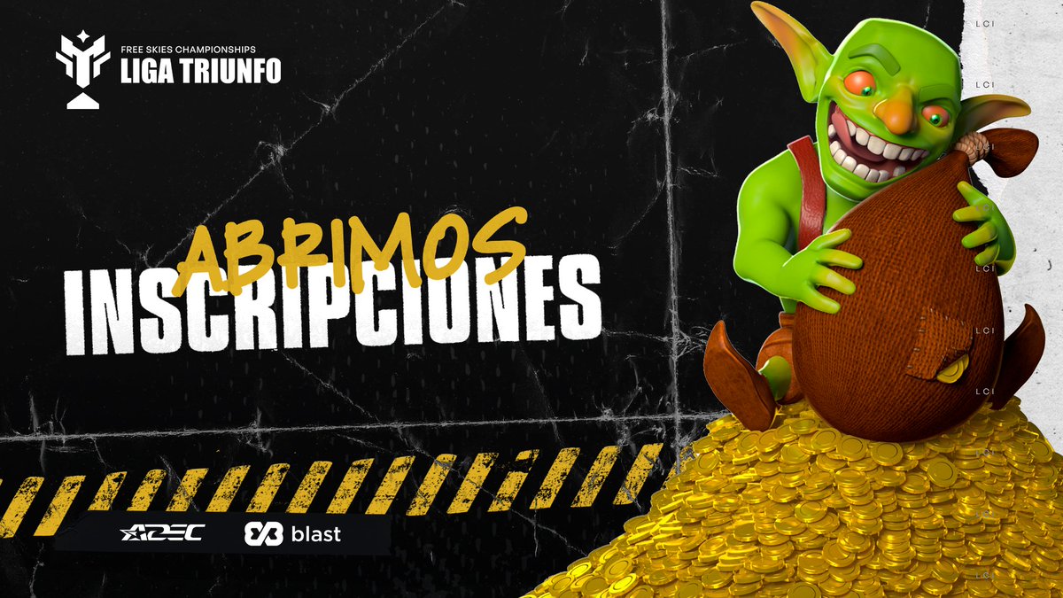 FSC (@fsc_gg) on Twitter photo ๐๐ง ๐๐ก๐๐๐ฉ๐๐๐จ๐๐ ร <a href="/BlastGMI/">Blast</a>
โก Premio: 40 ๐ฐ
โก Cupos: 64 Jugadores ๐
Requisitos:
โก Seguir: <a href="/FSC_GG/">FSC</a> y <a href="/BlastGMI/">Blast</a>
โก Dar โค๏ธ y ๐
โก Etiquetar a 5 jugadores ๐ฌ
โก Registrarse en Blast (Detalles en Discord)๐๐ป
โก Cierre de Inscripciones: 13 de Noviembre ๐
#ClashRoyale ๐๐ง ๐๐ก๐๐๐ฉ๐๐๐จ๐๐ ร <a href="/BlastGMI/">Blast</a>
โก Premio: 40 ๐ฐ
โก Cupos: 64 Jugadores ๐
Requisitos:
โก Seguir: <a href="/FSC_GG/">FSC</a> y <a href="/BlastGMI/">Blast</a>
โก Dar โค๏ธ y ๐
โก Etiquetar a 5 jugadores ๐ฌ
โก Registrarse en Blast (Detalles en Discord)๐๐ป
โก Cierre de Inscripciones: 13 de Noviembre ๐
#ClashRoyale