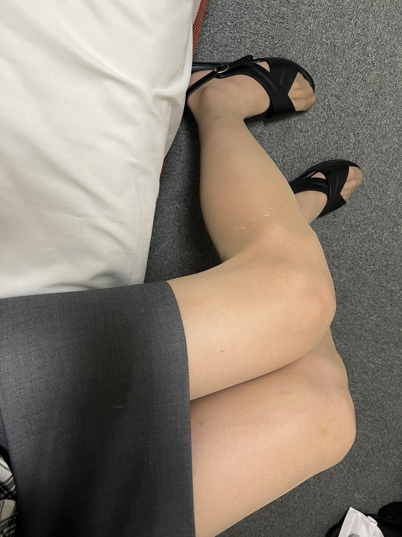 パンスト サンダル 