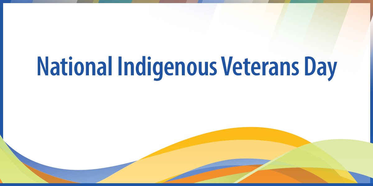 Today is National Indigenous Veterans Day, a dedicated time to remember and reflect upon the contributions of First Nations, Métis and Inuit peoples war efforts on behalf of Canada, while resisting oppression and colonialism at home.