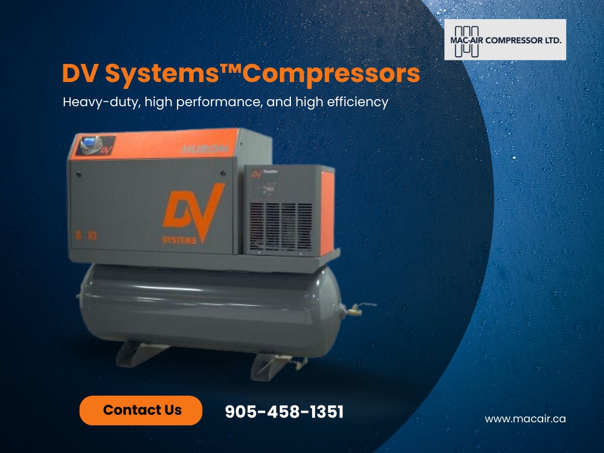 Looking for the best air compressor for your business's needs? Talk to us for heavy-duty, high-performance, and efficient DV Systems™ Compressors.

Visit our website: macair.ca

#ontariomade #woodpallet #woodpallets #woodbridgeontario #ontariobusiness