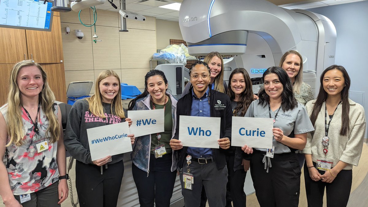 Special thanks to our all those participating today in bringing awareness for #WeWhoCurie Day