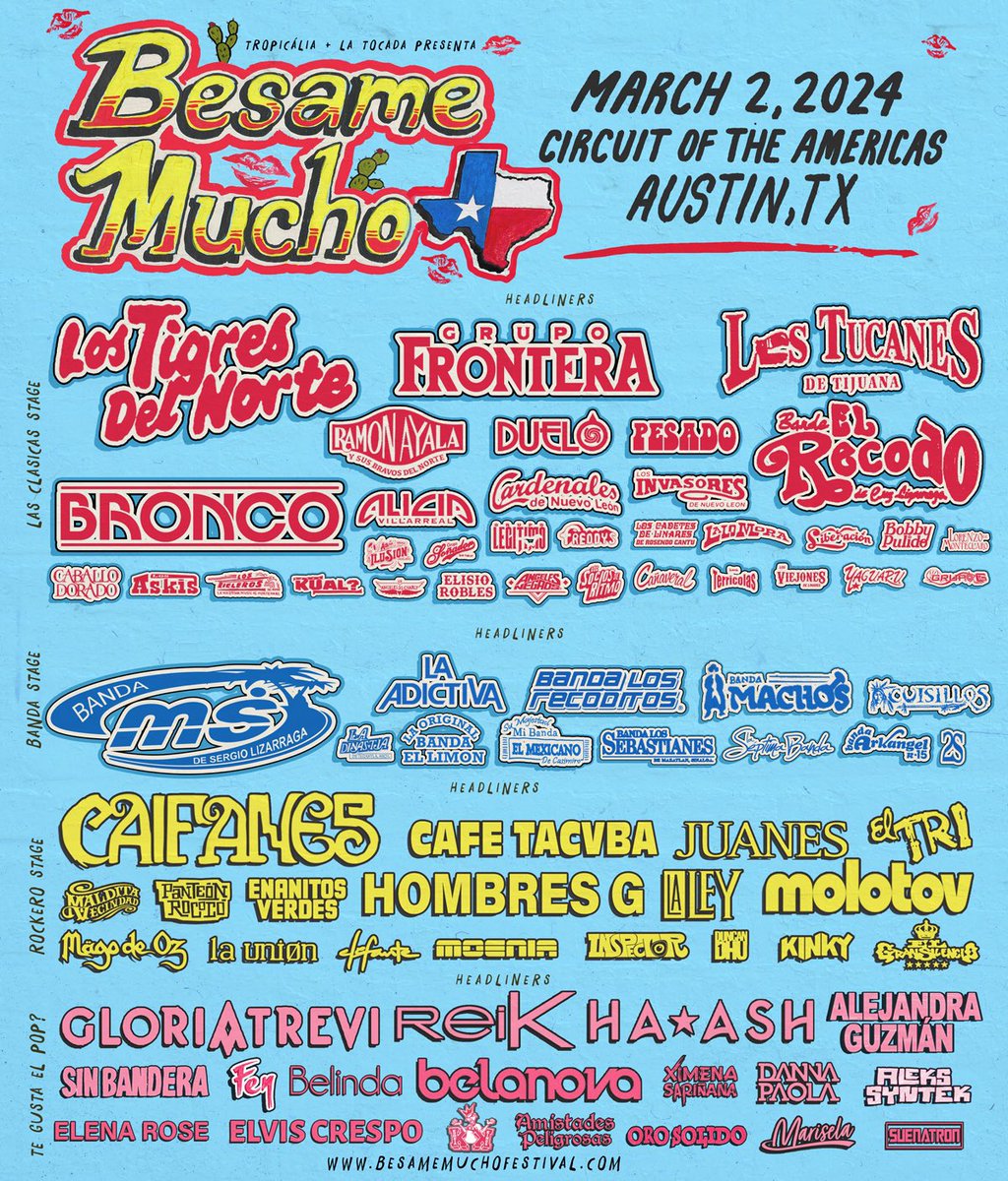 haashoficial's tweet photo. Yeeeiii 🥳🥳 ¡Estaremos en el @besamemuchofest ! 2024 🌵❤️ https://t.co/ioMigQ1S1H