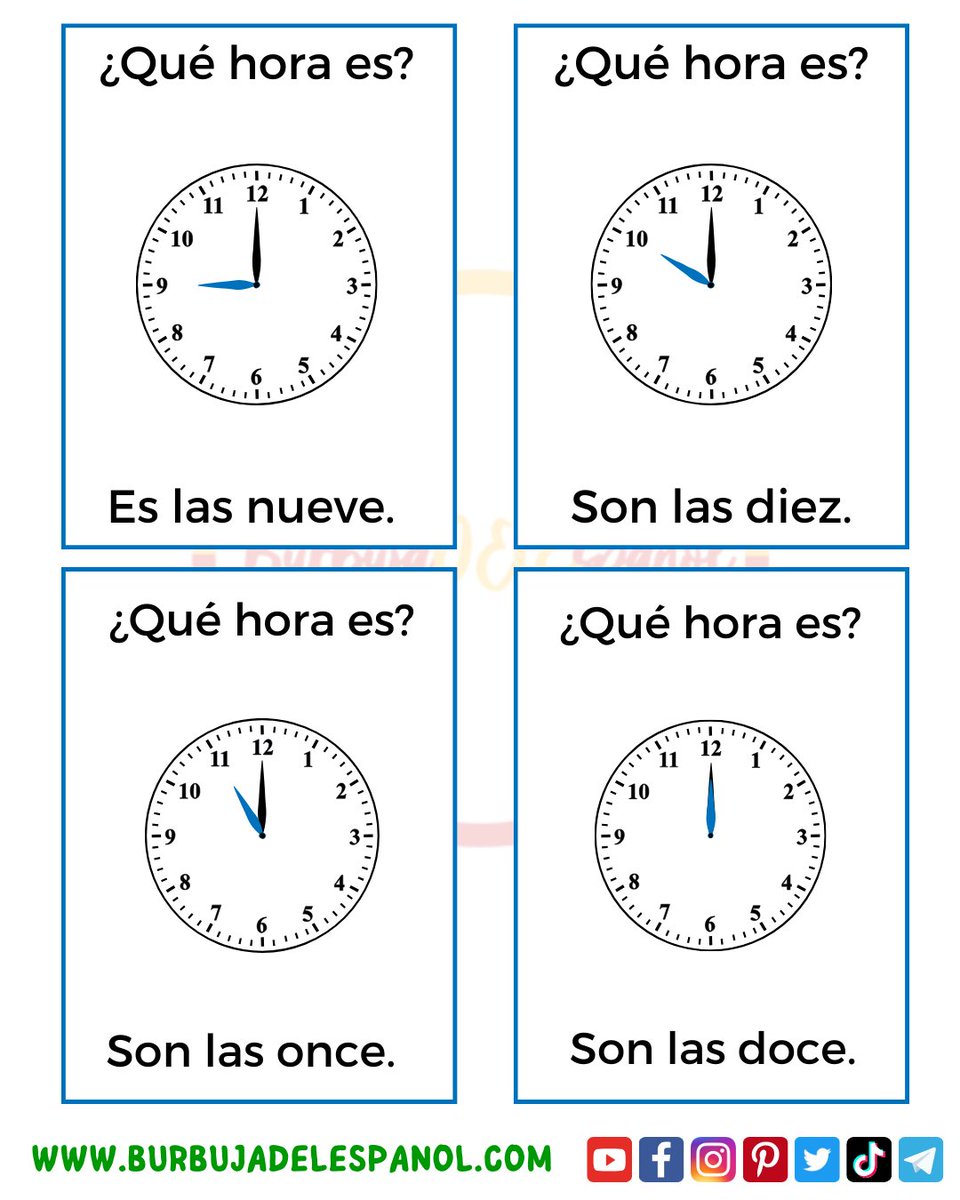 BurbujaEspanol's tweet image. ¿A qué hora te despiertas por la mañana? ⏰🇪🇸

#AprenderEspañol #EspanolParaTodos #MejorarMiEspañol #EspañolLenguaExtranjera #ComprenderEnEspañol #LecturaEnEspañol #VocabularioEnEspañol #GramáticaEnEspañol #PracticarEspañol #HablarEspañol #LeerEnEspañol #EscribirEnEspañol